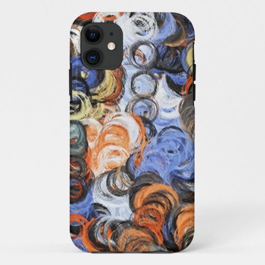 抽象芸術ア絵画ートレトロカラー19 Case-Mate iPhoneケース (裏面)