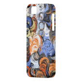 抽象芸術ア絵画ートレトロカラー19 Case-Mate iPhoneケース (裏面左)