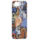 抽象芸術ア絵画ートレトロカラー19 Case-Mate iPhoneケース (裏面/右)