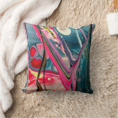 抽象芸術ア絵画ート クッション (ブランケット)