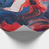 抽象芸術ア絵画ート ラッピングペーパー (角)