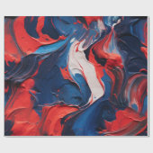 抽象芸術ア絵画ート ラッピングペーパー (フラット)