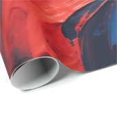 抽象芸術ア絵画ート ラッピングペーパー (ロールコーナー)