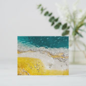 抽象芸術イエローストーン ポストカード (スタンド正面)