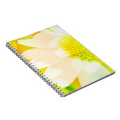 抽象芸術イエローフラワージャーナル手帳 ノートブック (右側)