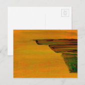 抽象芸術イエローポストカード ポストカード (正面/裏面)