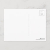 抽象芸術イエローポストカード ポストカード (裏面)