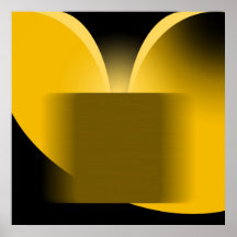 抽象芸術イエローラグジュアリー、ブラックAP0004