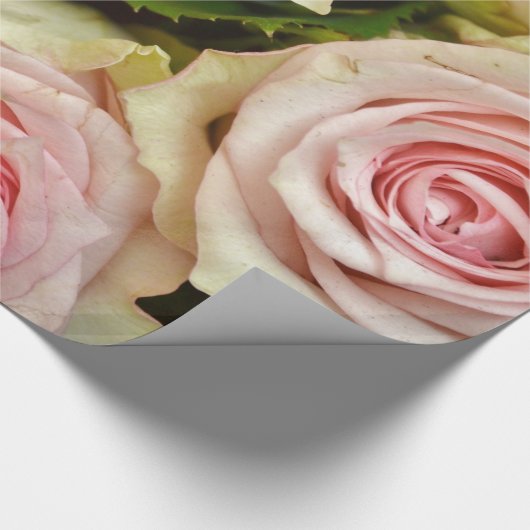 抽象芸術イエローローズガーデンエレガントフローラ ラッピングペーパー (角)