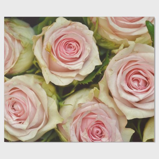 抽象芸術イエローローズガーデンエレガントフローラ ラッピングペーパー (フラット)