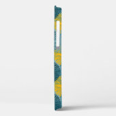 抽象芸術イカットとボホスタイルの手織りパット Case-Mate iPhoneケース (裏面 / 左)