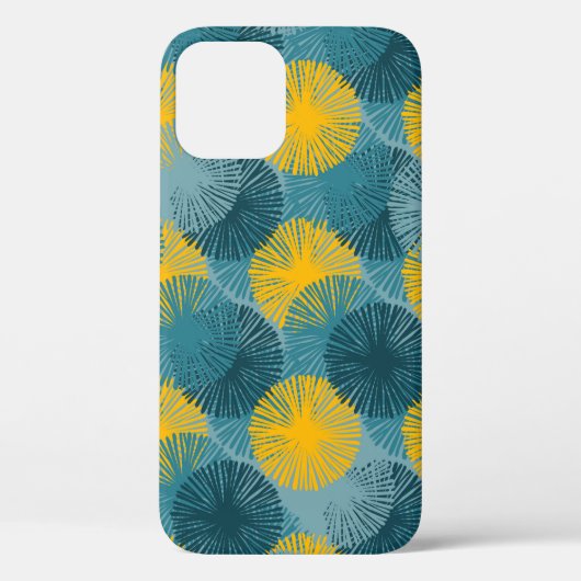 抽象芸術イカットとボホスタイルの手織りパット Case-Mate iPhoneケース (裏面)