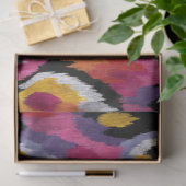 抽象芸術イカットパタカラフルーン分離 薄葉紙 (ギフト)