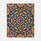 抽象芸術イスラムのパターン、アラビアのスタイル。シームレス  フリースブランケット (正面)