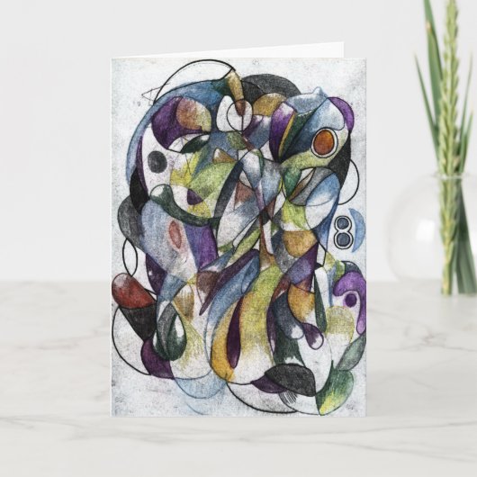 抽象芸術イメージ： スピリット·トテム カード (正面)