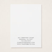 抽象芸術イヤリングジュエリー表示カード (裏面)