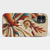 抽象芸術イラストレーションiPhone 11ケース Case-Mate iPhoneケース (裏面(横))