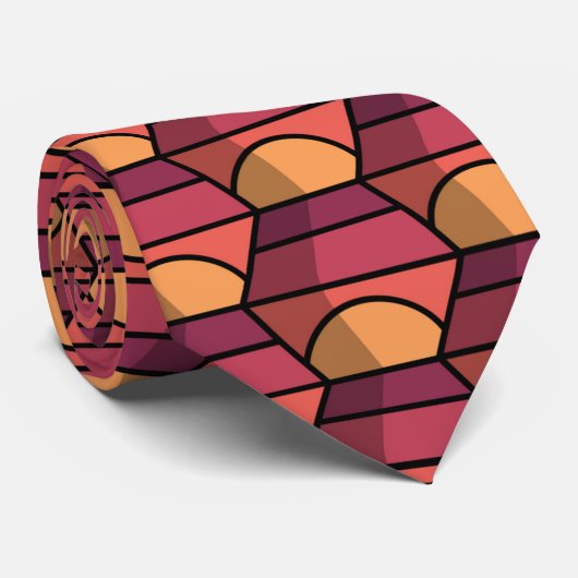 抽象芸術イリュージョンの正方形ネクタイ ネクタイ (ロール)