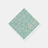 抽象芸術インアジバビーチ スタンダードカクテルナプキン (角)