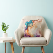 抽象芸術インキ流出 クッション (椅子)