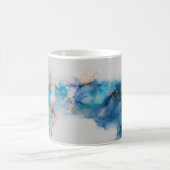 抽象芸術インクアート背景 コーヒーマグカップ (中央)