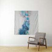 抽象芸術インクアート背景 タペストリー (インサイチュ(横))