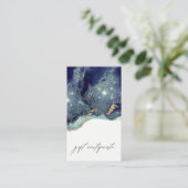 抽象芸術インクネイビーグリッターギフト券 名刺 (スタンド正面)