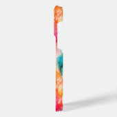 抽象芸術インクパターン iPhoneケース (左側面)