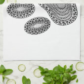 抽象芸術インクポープリント キッチンタオル (折り畳み)