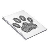 抽象芸術インクポープリント ノートブック (右側)