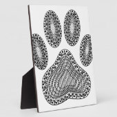 抽象芸術インクポープリント フォトプラーク (側面)