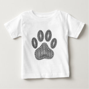 抽象芸術インクポープリント ベビーTシャツ