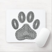 抽象芸術インクポープリント マウスパッド (マウス)