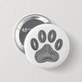 抽象芸術インクポープリント 缶バッジ (正面&裏面)