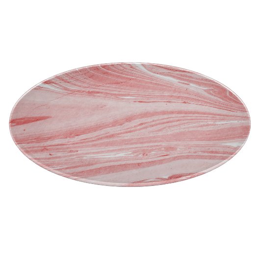 抽象芸術インク大理石テクスチャの背景 カッティングボード (角)