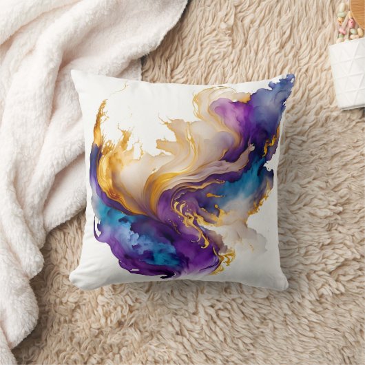 抽象芸術インク クッション (ブランケット)