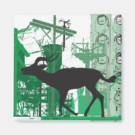 抽象芸術インパラ磁石 マグネット