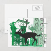 抽象芸術インパラ葉書 ポストカード (正面/裏面)