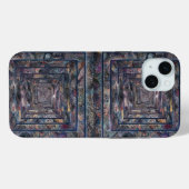 抽象芸術インフィニティパターンiPhone 15プラスケース Case-Mate iPhoneケース (裏面 (横))