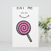 抽象芸術インポストカラー合成 便箋 (スタンド正面)