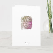 抽象芸術ウィグアートスケッチハッピーマザーズデイカード カード (裏面)