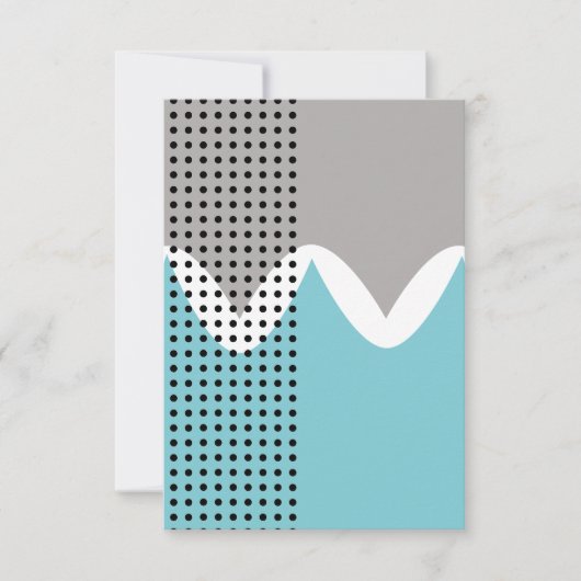 抽象芸術ウィグル サンキューカード (正面)