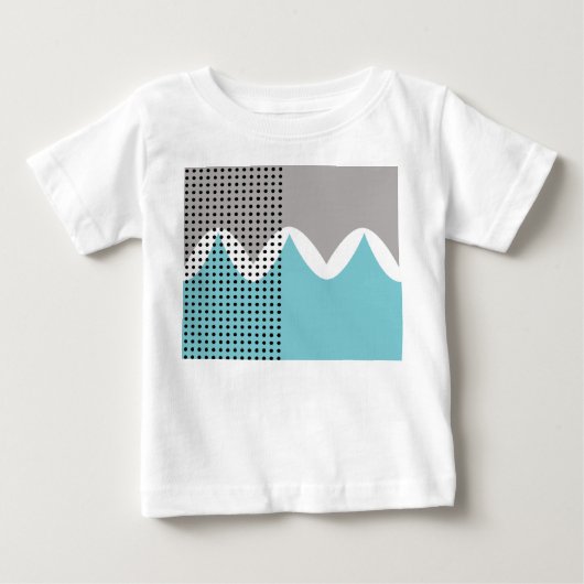 抽象芸術ウィグル ベビーTシャツ (正面)