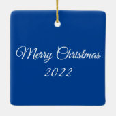 抽象芸術ウィルダネスリトルキャビン セラミックオーナメント (裏面)