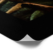 抽象芸術ウィルダネスリトルキャビン ポスター (角)