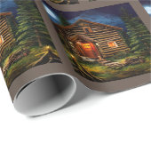 抽象芸術ウィルダネスリトルキャビン ラッピングペーパー (ロールコーナー)