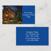 抽象芸術ウィルダネスリトルキャビン 名刺 (正面/裏面)