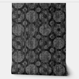 抽象芸術ウィンドウの反射（グレーと黒） 壁紙