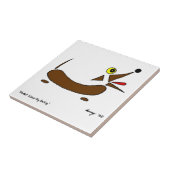 抽象芸術ウィーナードッグタイル タイル (側面)