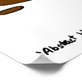 抽象芸術ウィーナードッグポスター ポスター (角)